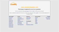 Desktop Screenshot of calendarofupdates.com